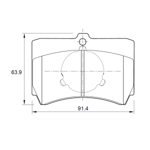 Mazda 323 160i STING F6 4 Cyl 1587 Eng 1991-2003 Front Brake Pads