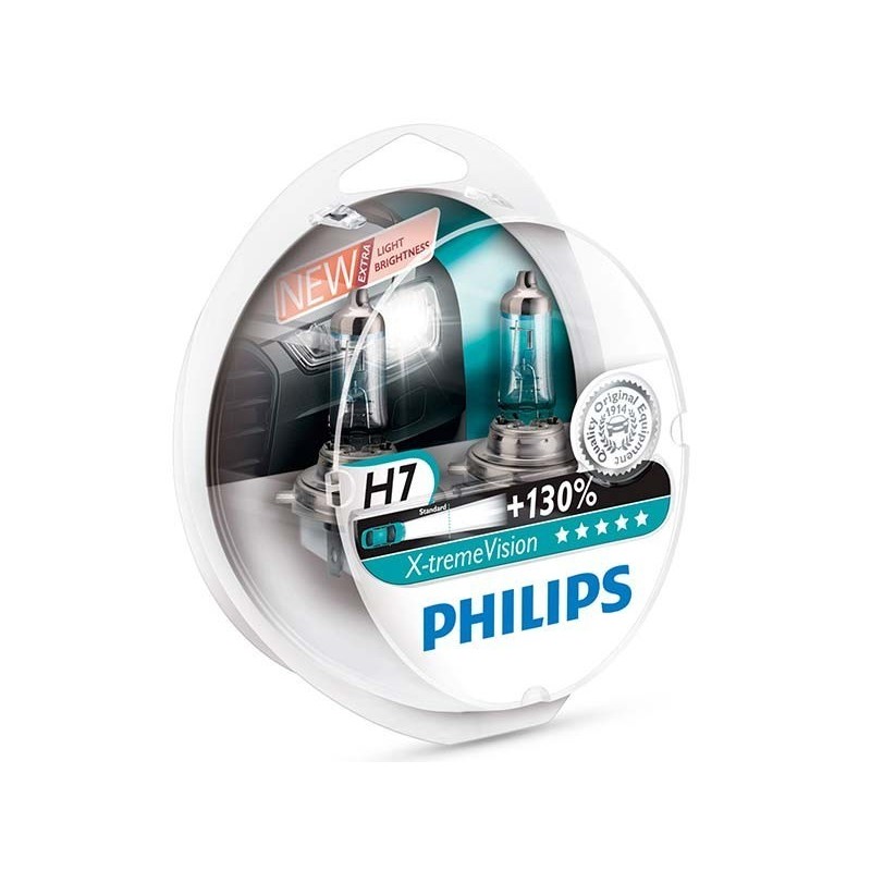 Philips H7 X-Treme Vision Headlight Headlamp Bulbs Globe